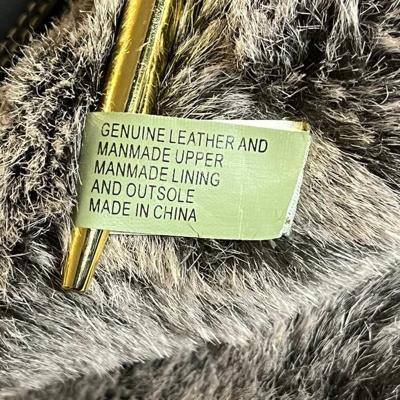 Timberland Kickadilla Faux Fur Nubuck Mid-Calf Lace-Up Boots 7.5 Gray Winter - Picture 12 of 13